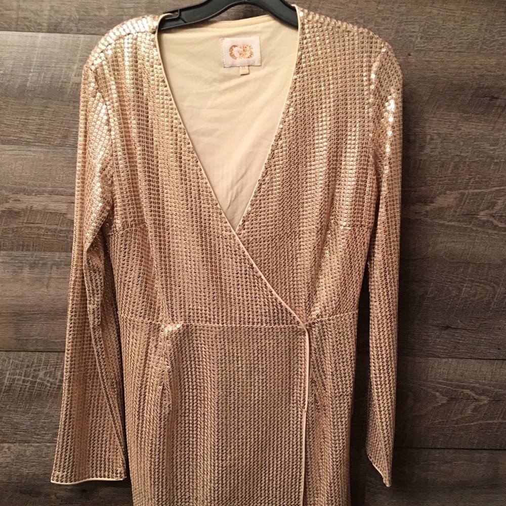 Gianni Bini Gold Dress
